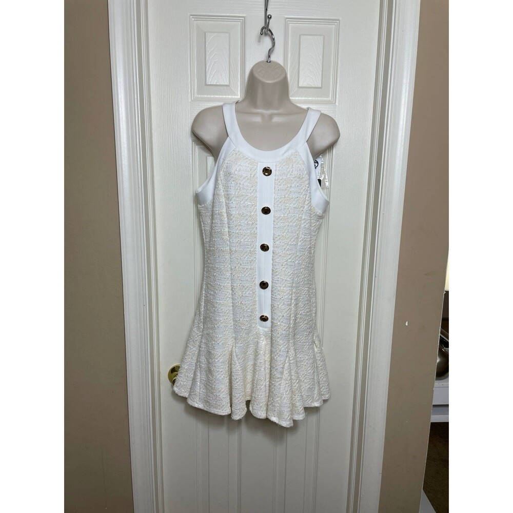 Black halo mini dress NWT